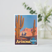 Arizona vintage-briefkaart briefkaart (Staand voorkant)