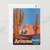 Arizona vintage-briefkaart briefkaart (Voorkant / Achterkant)