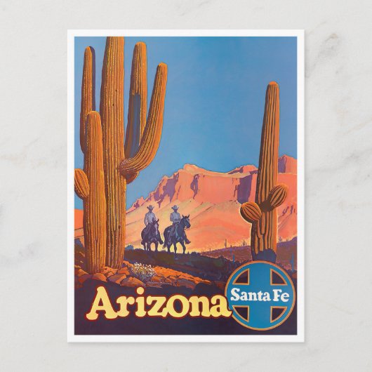 Arizona vintage-briefkaart briefkaart (Voorkant)