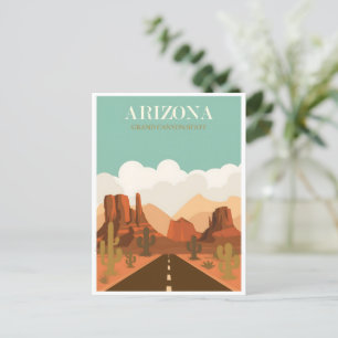 Arizona vintage poster briefkaart