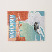 Arizona vintage-poster legpuzzel (Horizontaal)