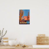 Arizona vintage-poster poster (Keuken)