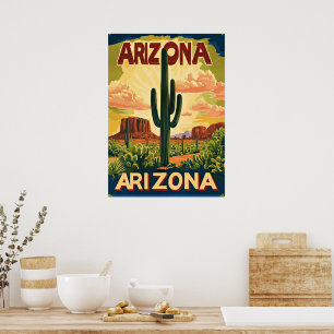 Arizona Vintage Reisontwerp Poster