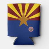 Arizona vlag blikjeskoeler (Voorkant)