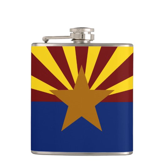 Arizona vlag heupfles (Voorkant)