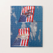 Arizona Vlag Monument Valley. Legpuzzel (Verticaal)