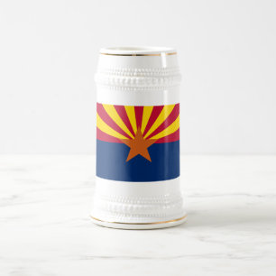 Arizona-vlag: Ondergaande Ster Zon, De Koperstaat Bierpul