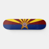 Arizona vlag skateboard (Horizontaal)