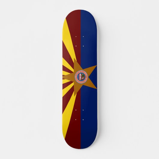 Arizona vlag skateboard (Voorkant)