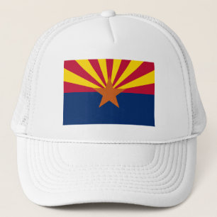 Arizona Vlag: Zetting Star Sun, The Copper State Trucker Pet