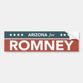 Arizona Voor Romney Ryan Bumpersticker 2012