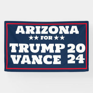 Arizona voor Trump Vance 2024 Banner