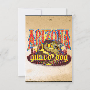 Arizona Waakhond Slang Kaart