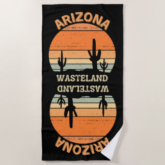 Arizona Wateland Retro Beach Towel Strandlaken