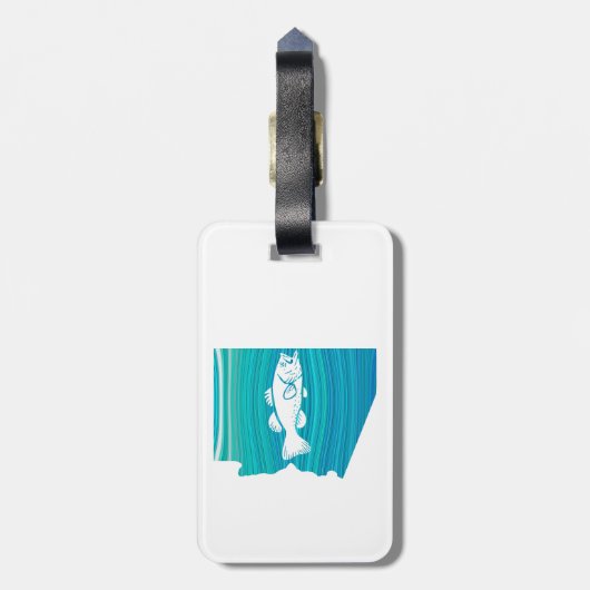 Arizona Wave Vist Bagagelabel (Achterkant verticaal)