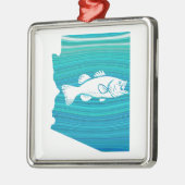 Arizona Wave Vist Metalen Ornament (Links)