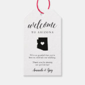 Arizona Wedding Welkom Cadeaulabel (Voorkant)