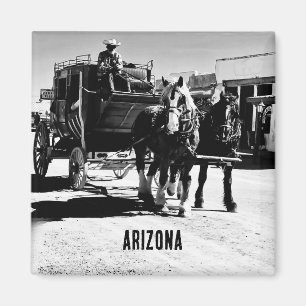 Arizona westerse paardenkoets magneet
