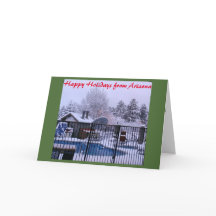 Arizona White Christmas Kaart