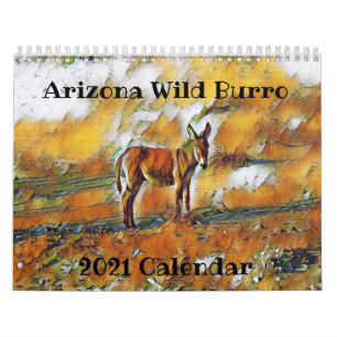 Arizona Wild Burro 2021 Agenda Kalender