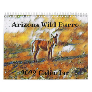 Arizona Wild Burro 2022 Agenda Kalender