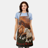 Arizona Wild paarden Schort (Gedragen)