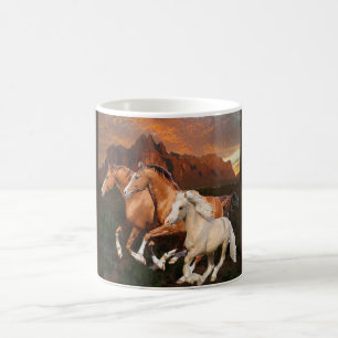 Arizona wilde paarden koffiemok