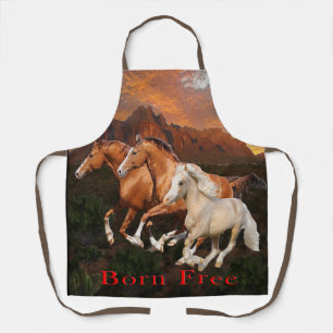 Arizona wilde paarden schort