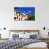 Arizona, Window Rock. Hoofdstad van de Navajo Canvas Afdruk (Insitu (Slaapkamer))