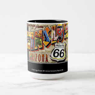 Arizona Winslow koffiekopje cadeau Tweekleurige Koffiemok