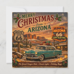 Arizona Woestijn Kerstgroeten
