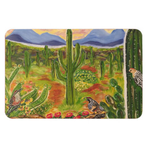 Arizona Woestijn Kunst Magneet