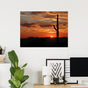 Arizona Zonsondergang Poster