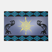 Arizona Zuidwest Sun Kokopelli Doormat Deurmat (Voorkant)