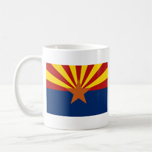 Arizonan Flag + Kaart Mok