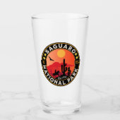 Arizona's Saguaro National Park Glas (Voorkant)