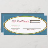 Ark Child Care Gift Certificate (Voorkant / Achterkant)