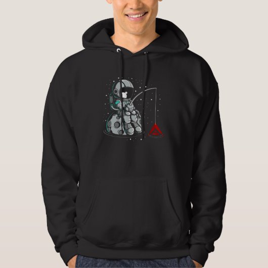 Ark Fishing Krypto Bullrun Token Reicher Millionai Hoodie (Voorkant)