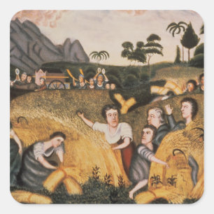 Ark van het convenant, c.1865-80 vierkante sticker