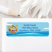 Ark van Noach | Baby dieren | Gepersonaliseerd Etiket (Insitu)