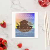 Ark van Noach met geschriften uit Genesis Servetten (Insitu)