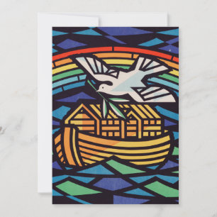 Ark van Noach met Heilige Geest Bedankkaart
