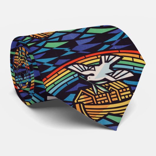 Ark van Noach met Heilige Geest Stropdas (Opgerold)