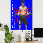 Arkady Efron Elite Spider X-Poster Poster (Thuiskantoor)