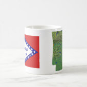 Arkansan Drapeau + Carte Mug (Centre)
