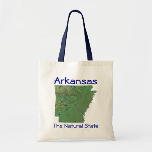 Arkansan Map Bag Tote Bag
