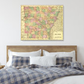 Arkansas 5 canvas afdruk (Insitu (Slaapkamer))