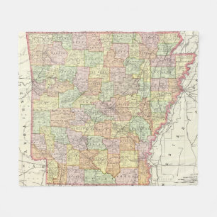 Arkansas 6 fleece deken