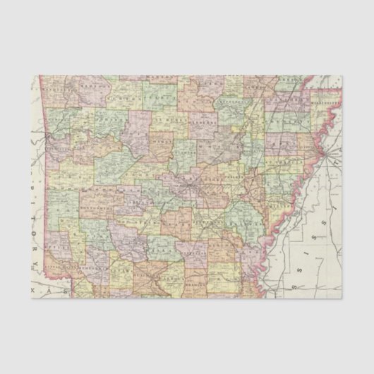 Arkansas 6 tissuepapier (Voorkant)