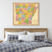 Arkansas 7 canvas afdruk (Insitu (Slaapkamer))